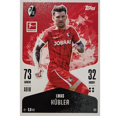 Topps Bundesliga Match Attax 2024/25 / Nr. 111 LUKAS KÜBLER