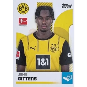 Topps Bundesliga Sticker Saison 2024/2025 / Sticker Nummer 112 Jamie Gittens