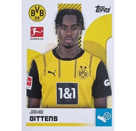 Topps Bundesliga Sticker Saison 2024/2025 / Sticker Nummer 112 Jamie Gittens