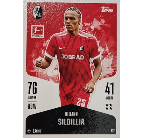 Topps Bundesliga Match Attax 2024/25 / Nr. 112 KILIANN SILDILLIA