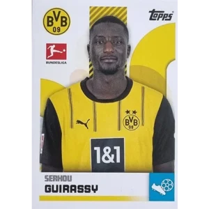 Topps Bundesliga Sticker Saison 2024/2025 / Sticker Nummer 113 Serhou Guirassy