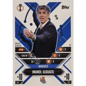 Topps Champions League EXTRA Match Attax 2024-2025 / 117 IMANOL ALGUACIL / MANAGER