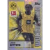 Topps Bundesliga Sticker Saison 2024/2025 / Sticker Nummer 118 Jamie Gittens / Wunderkind Glitzer