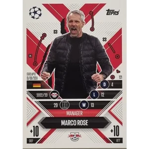 Topps Champions League EXTRA Match Attax 2024-2025 / 121 MARCO ROSE / MANAGER