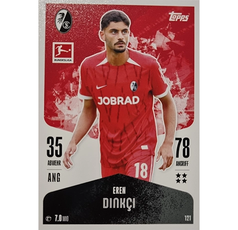 Topps Bundesliga Match Attax 2024/25 / Nr. 121 EREN DINKCI