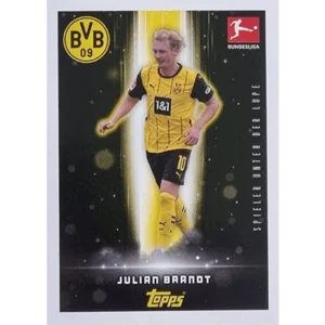 Topps Bundesliga Sticker Saison 2024/2025 / Sticker Nummer 122 Julian Brandt / Spieler unter der Lupe