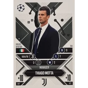 Topps Champions League EXTRA Match Attax 2024-2025 / 124 THIAGO MOTTA / MANAGER