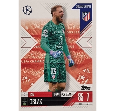 Topps Champions League EXTRA Match Attax 2024-2025 / 013 JAN OBLAK