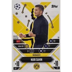 Topps Champions League EXTRA Match Attax 2024-2025 / 131 NURI SAHIN / MANAGER