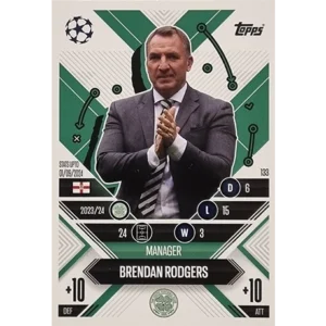 Topps Champions League EXTRA Match Attax 2024-2025 / 133 BRENDAN RODGERS / MANAGER