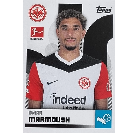 Topps Bundesliga Sticker Saison 2024/2025 / Sticker Nummer 136 Omar Marmoush