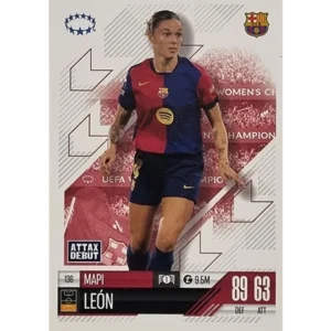 Topps Champions League EXTRA Match Attax 2024-2025 / 136 MAPI LEON / MANAGER