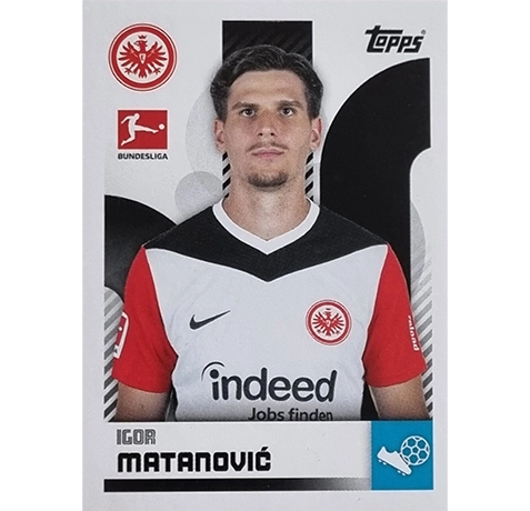 Topps Bundesliga Sticker Saison 2024/2025 / Sticker Nummer 137 Igor Matanovic