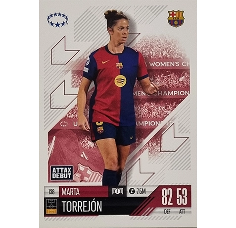 Topps Champions League EXTRA Match Attax 2024-2025 / 138 MARTA TORREJON