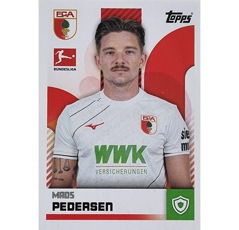 Topps Bundesliga Sticker Saison 2024/2025 / Sticker Nummer 014 Mads Pedersen