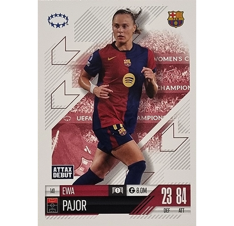 Topps Champions League EXTRA Match Attax 2024-2025 / 141 EWA PAJOR