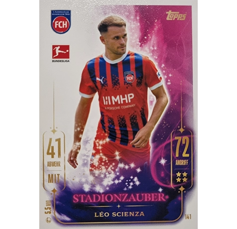 Topps Bundesliga Match Attax 2024/25 / Nr. 141 LEO SCIENZA / STADIONZAUBER