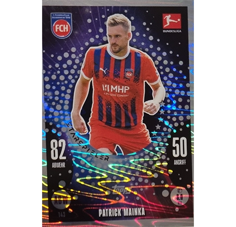 Topps Bundesliga Match Attax 2024/25 / Nr. 143 PATRICK MAINKA / STARSPIELER