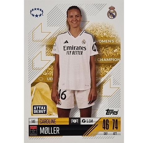 Topps Champions League EXTRA Match Attax 2024-2025 / 146 CAROLINE MÖLLER