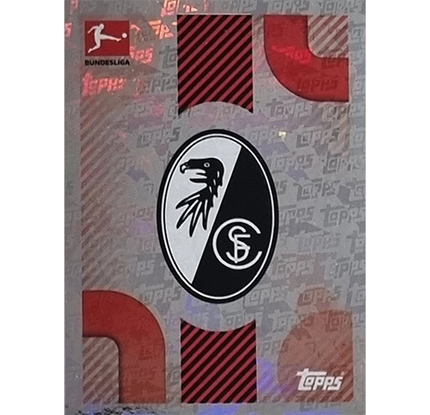 Topps Bundesliga Sticker Saison 2024/2025 / Sticker Nummer 147 SC Freiburg Logo