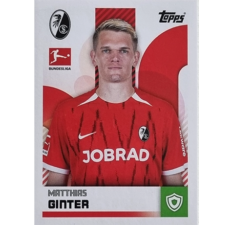 Topps Bundesliga Sticker Saison 2024/2025 / Sticker Nummer 149 Matthias Ginter