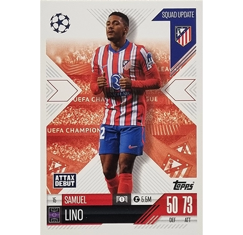 Topps Champions League EXTRA Match Attax 2024-2025 / 015 SAMUEL LINO