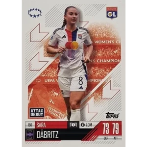 Topps Champions League EXTRA Match Attax 2024-2025 / 150 SARA DÄBRITZ