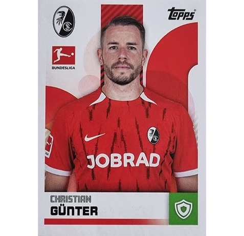 Topps Bundesliga Sticker Saison 2024/2025 / Sticker Nummer 152 Christian Günter