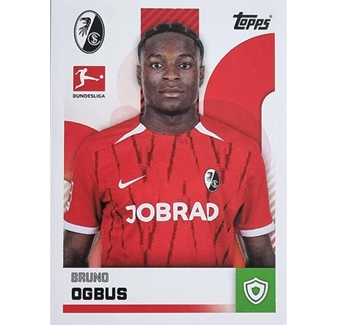 Topps Bundesliga Sticker Saison 2024/2025 / Sticker Nummer 153 Bruno Ogbus