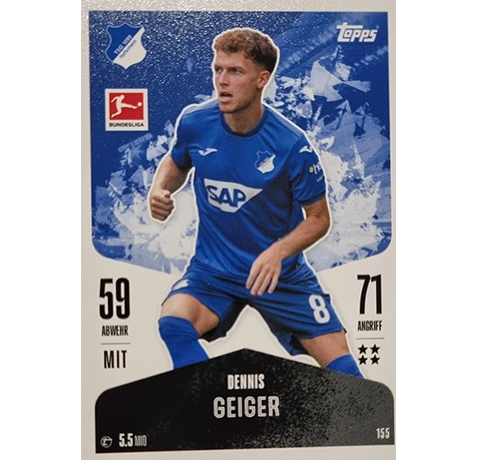 Topps Bundesliga Match Attax 2024/25 / Nr. 155 DENNIS GEIGER