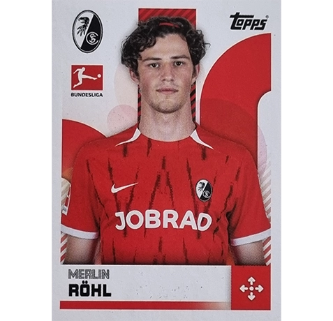 Topps Bundesliga Sticker Saison 2024/2025 / Sticker Nummer 156 Merlin Röhl