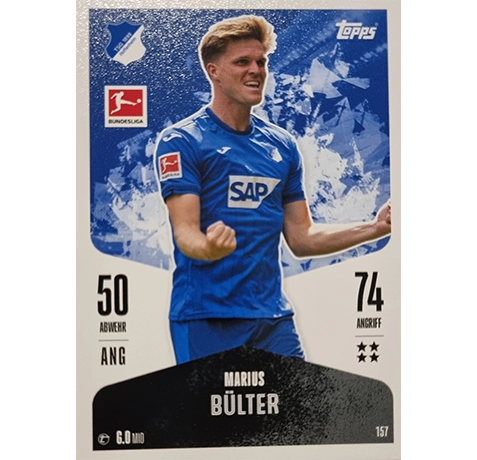 Topps Bundesliga Match Attax 2024/25 / Nr. 157 MARIUS BÜLTER