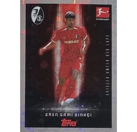 Topps Bundesliga Sticker Saison 2024/2025 / Sticker Nummer 161 Eren Sami Dinkci / Spieler unter die Lupe