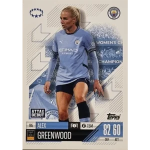 Topps Champions League EXTRA Match Attax 2024-2025 / 165 ALEX GREENWOOD