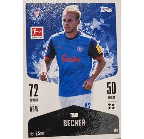 Topps Bundesliga Match Attax 2024/25 / Nr. 166 TIMO BECKER