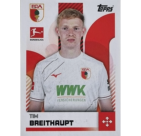 Topps Bundesliga Sticker Saison 2024/2025 / Sticker Nummer 017 Tim Breithaupt