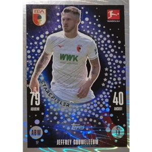 Topps Bundesliga Match Attax 2024/25 / Nr. 017 JEFREY GOUWELEEUW / STARSPIELER