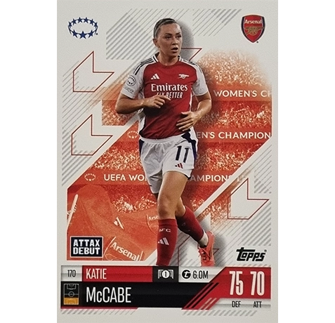 Topps Champions League EXTRA Match Attax 2024-2025 / 170 KATIE McCABE