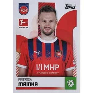 Topps Bundesliga Sticker Saison 2024/2025 / Sticker Nummer 172 Patrick Mainka