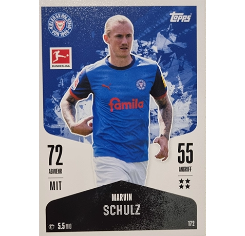 Topps Bundesliga Match Attax 2024/25 / Nr. 172 MARVIN SCHULZ