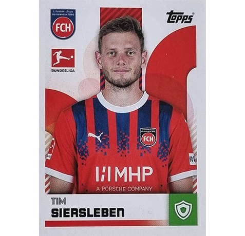 Topps Bundesliga Sticker Saison 2024/2025 / Sticker Nummer 174 Tim Siersleben