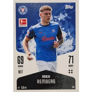 Topps Bundesliga Match Attax 2024/25 / Nr. 174 NICOLAI REMBERG