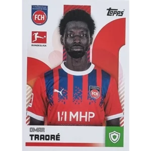 Topps Bundesliga Sticker Saison 2024/2025 / Sticker Nummer 175 Oman Traore