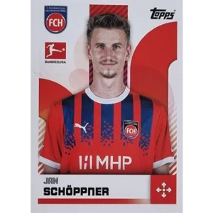 Topps Bundesliga Sticker Saison 2024/2025 / Sticker Nummer 177 Jan Schöppner