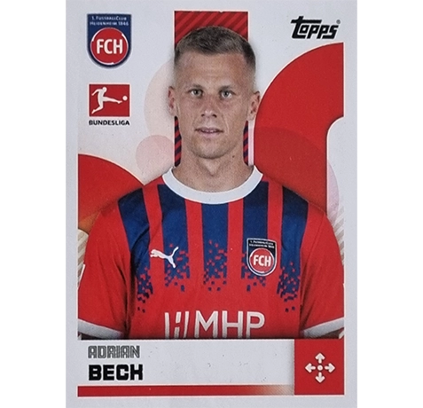 Topps Bundesliga Sticker Saison 2024/2025 / Sticker Nummer 178 Adrian Beck