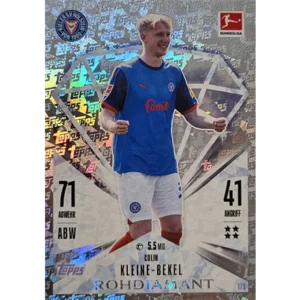 Topps Bundesliga Match Attax 2024/25 / Nr. 178 COLIN KLEINE-BEKEL / ROHDIAMANT / NORMAL ODER PARALLEL NICHT AUSWÄHLBAR