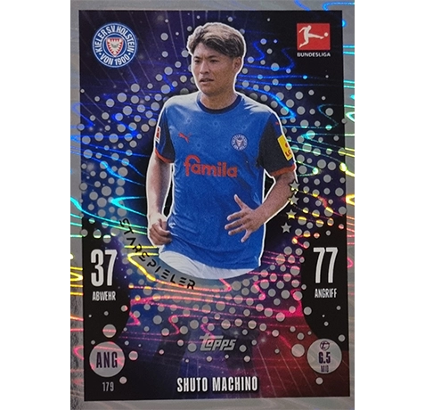 Topps Bundesliga Match Attax 2024/25 / Nr. 179 SHUTO MACHINO / STARSPIELER