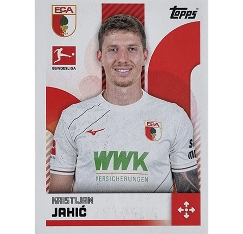 Topps Bundesliga Sticker Saison 2024/2025 / Sticker Nummer 018 Kristijan Jakic