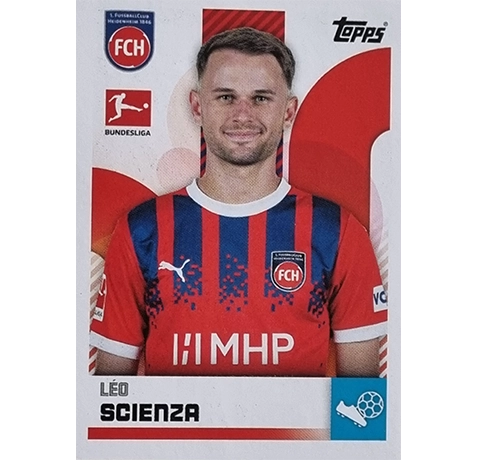 Topps Bundesliga Sticker Saison 2024/2025 / Sticker Nummer 181 Leo Scienza