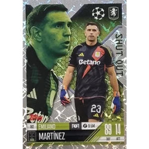 Topps Champions League EXTRA Match Attax 2024-2025 / 182 EMILIANO MARTINEZ / SHUT OUT